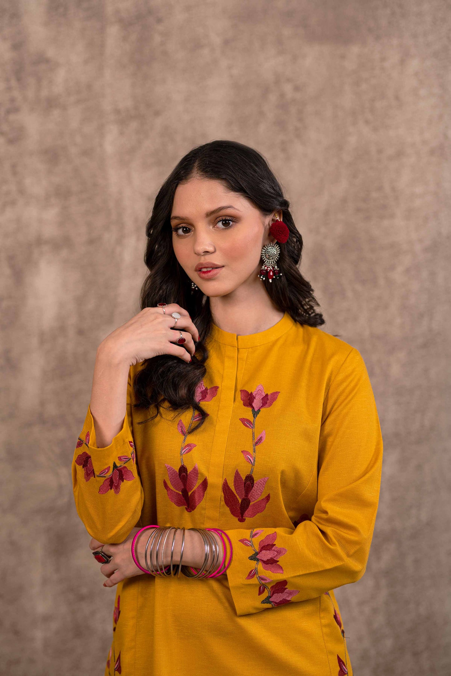 Nishat Linen - Embroidered Shirt - PW23-07