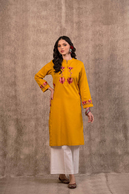 Nishat Linen - Embroidered Shirt - PW23-07