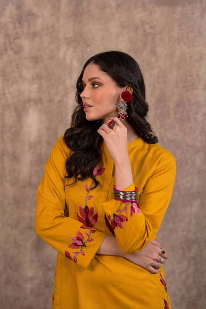 Nishat Linen - Embroidered Shirt - PW23-07