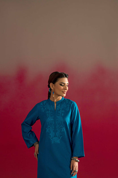 Nishat Linen - 2 Piece - Embroidered Suit - PW23-08