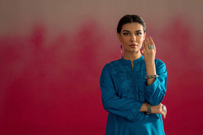 Nishat Linen - 2 Piece - Embroidered Suit - PW23-08