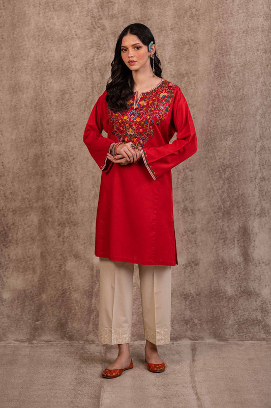 Nishat Linen - Embroidered Kurta - PW23-09