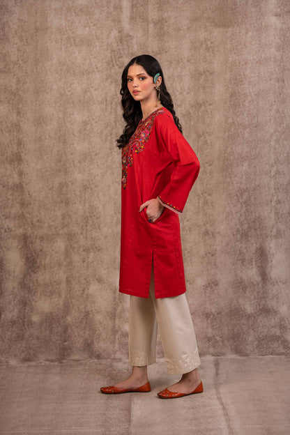 Nishat Linen - Embroidered Kurta - PW23-09