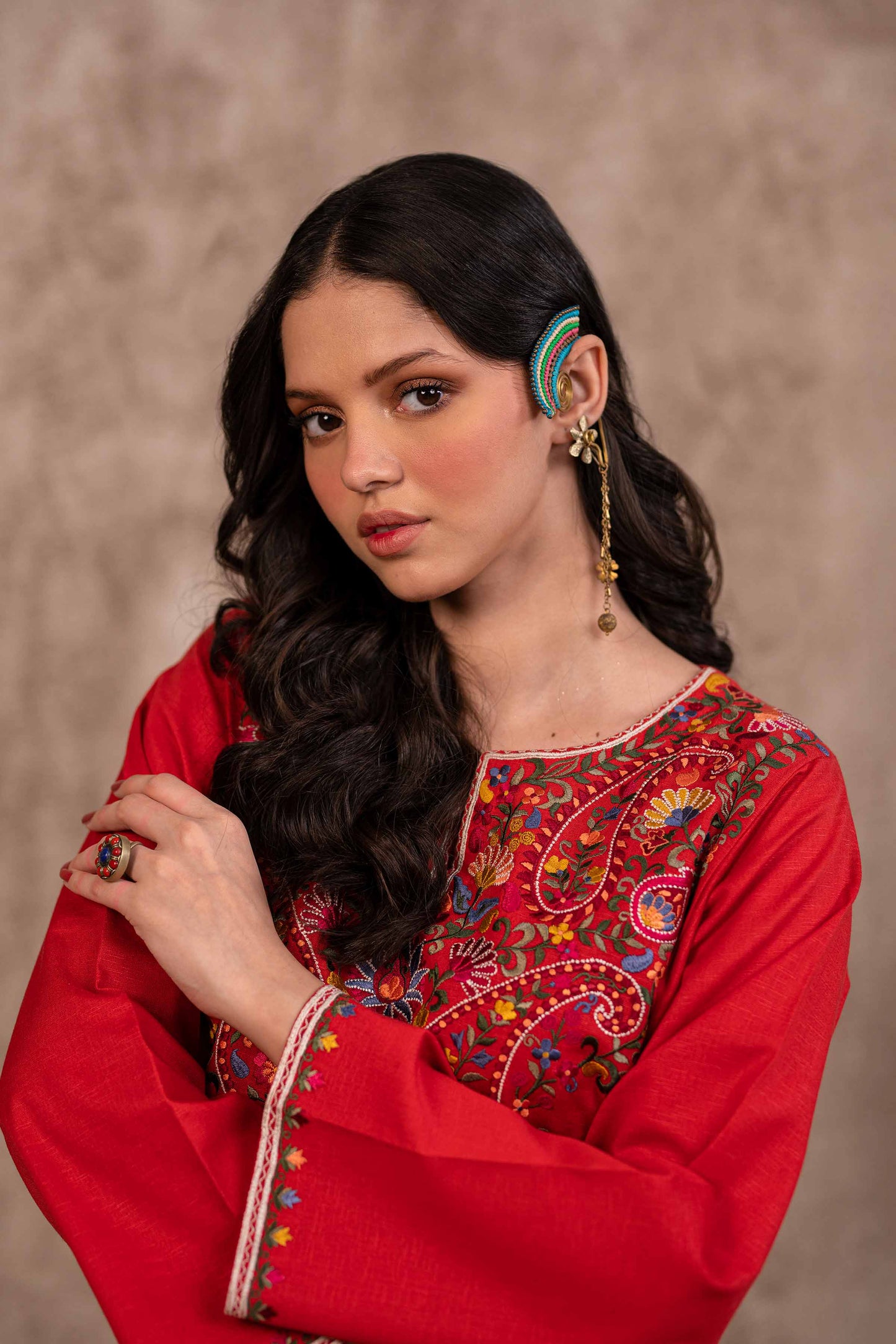 Nishat Linen - Embroidered Kurta - PW23-09