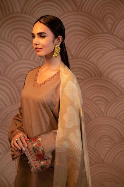 Nishat Linen - 3 Piece - Embroidered Suit - PW23-100