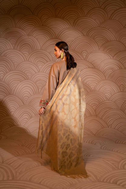 Nishat Linen - 3 Piece - Embroidered Suit - PW23-100