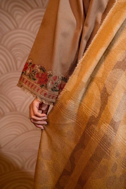 Nishat Linen - 3 Piece - Embroidered Suit - PW23-100