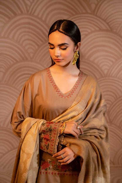 Nishat Linen - 3 Piece - Embroidered Suit - PW23-100