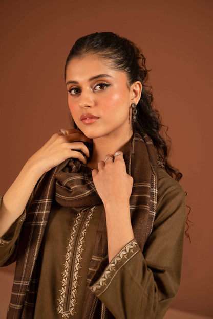 Nishat Linen - 3 Piece - Embroidered Suit - PW23-102