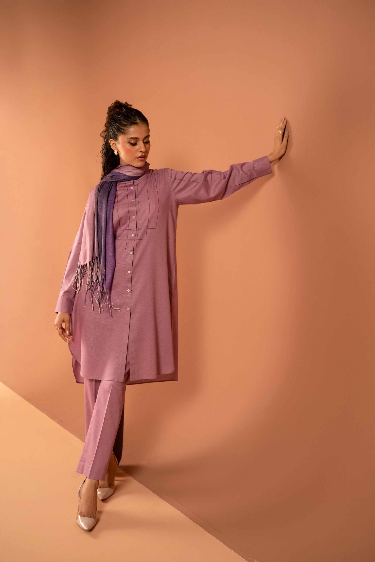 Nishat Linen - 3 Piece - Basic Suit - PW23-105