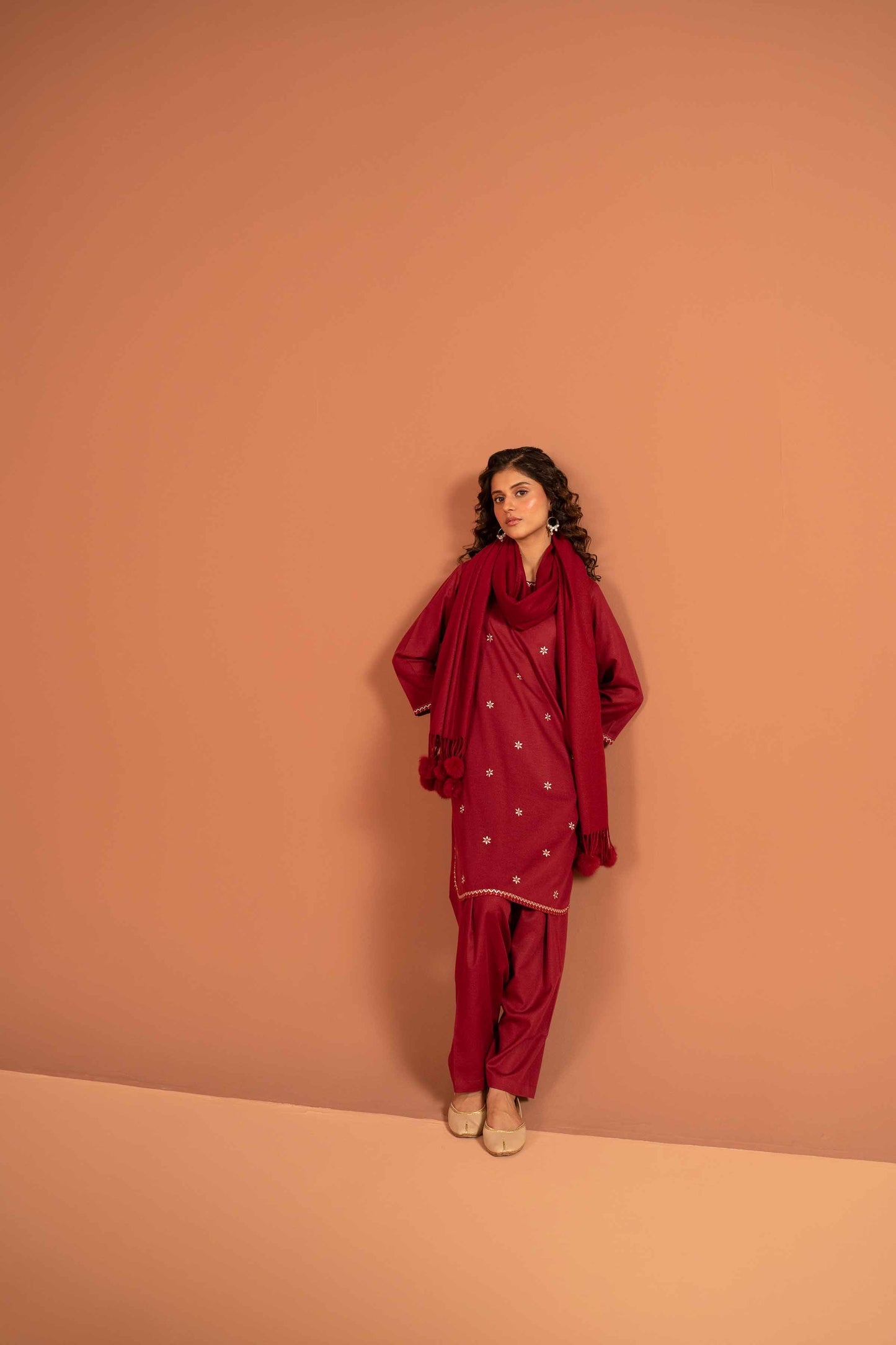 Nishat Linen - 3 Piece - Embroidered Suit - PW23-106
