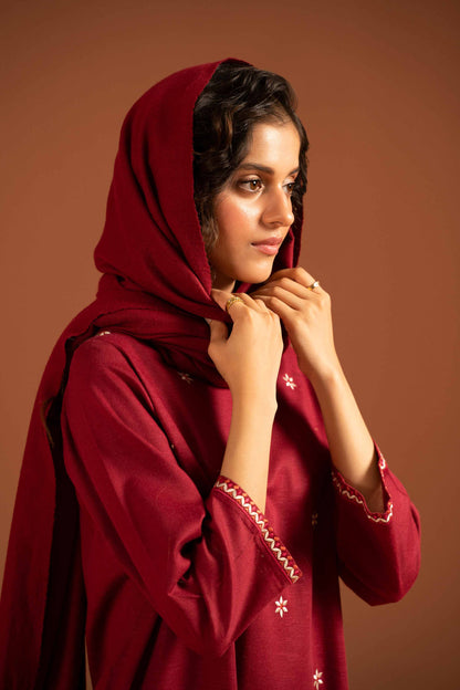 Nishat Linen - 3 Piece - Embroidered Suit - PW23-106