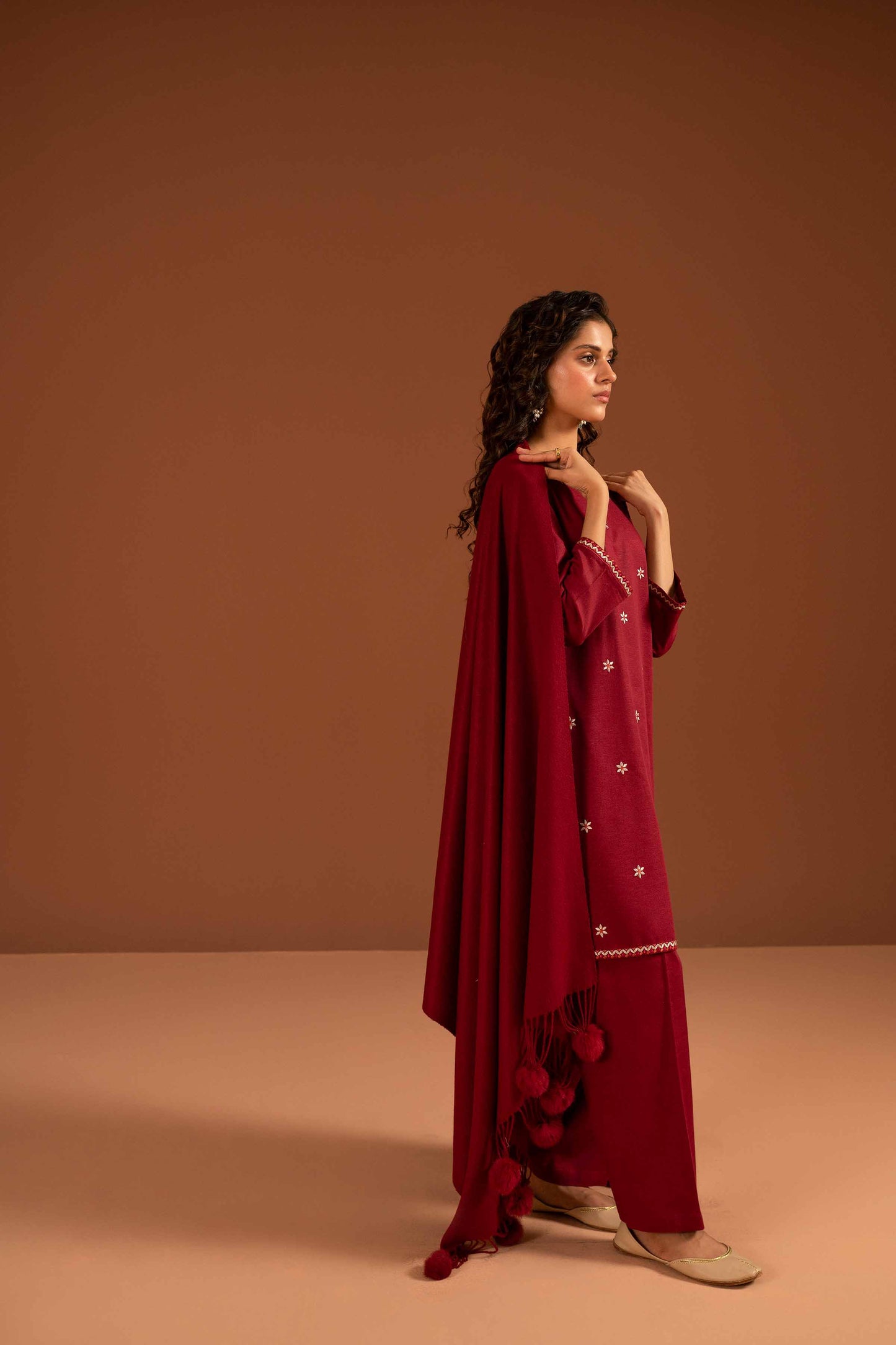 Nishat Linen - 3 Piece - Embroidered Suit - PW23-106
