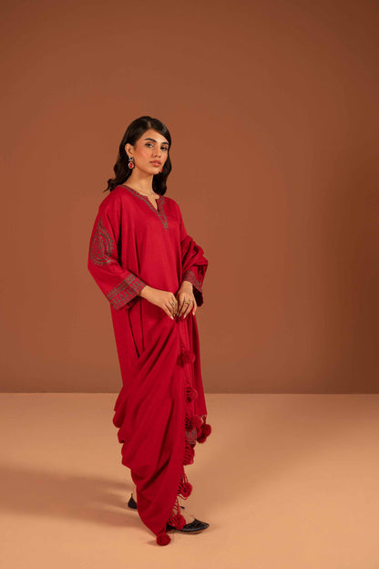 Nishat Linen - 3 Piece - Embroidered Suit - PW23-107