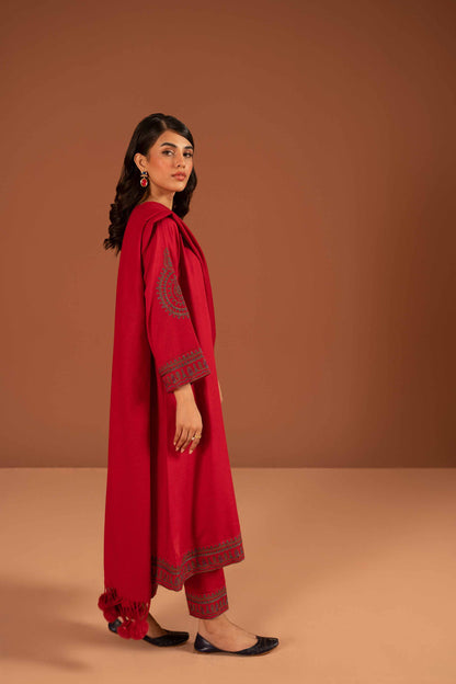 Nishat Linen - 3 Piece - Embroidered Suit - PW23-107