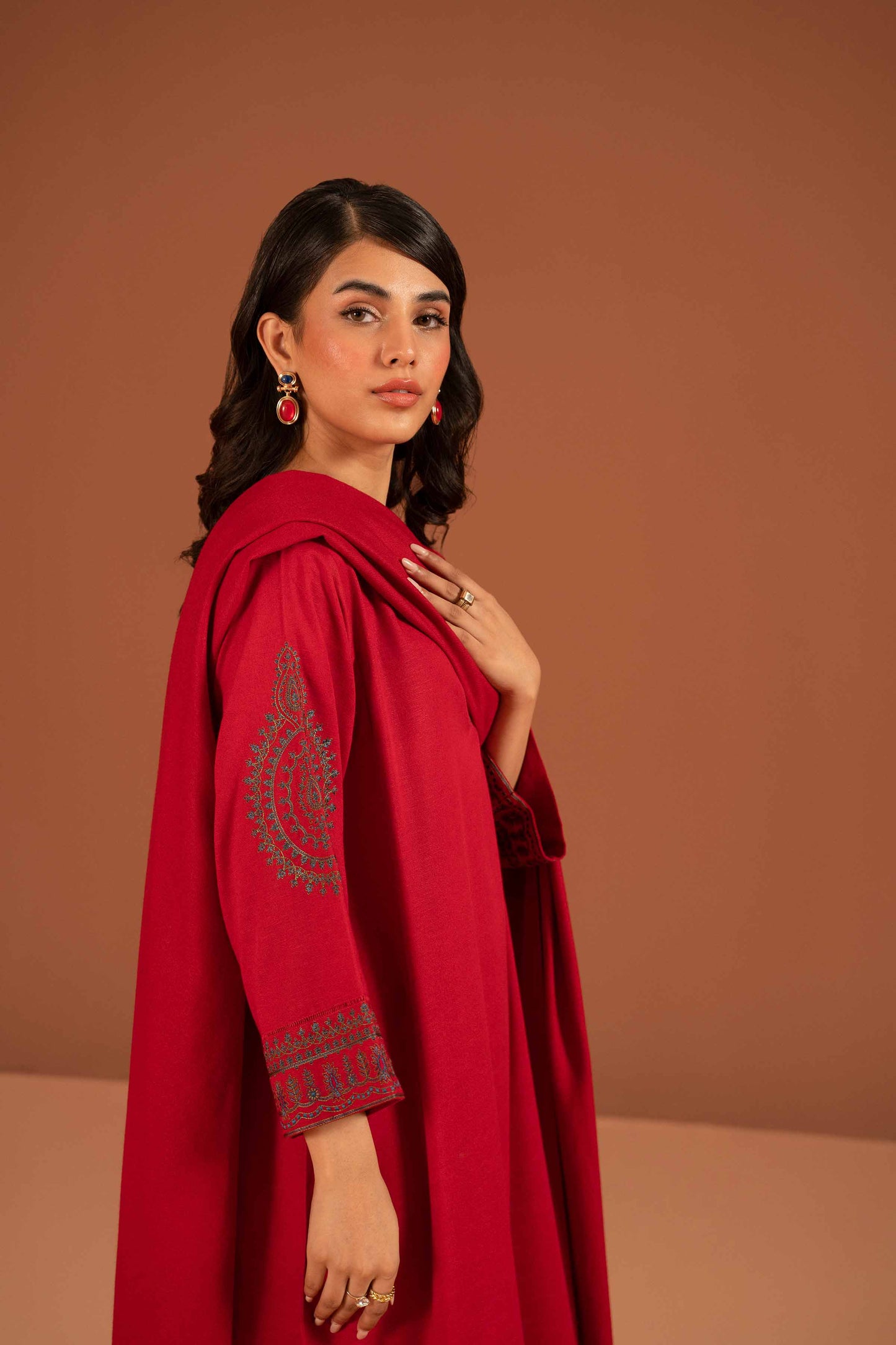 Nishat Linen - 3 Piece - Embroidered Suit - PW23-107