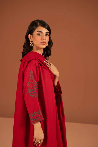 Nishat Linen - 3 Piece - Embroidered Suit - PW23-107