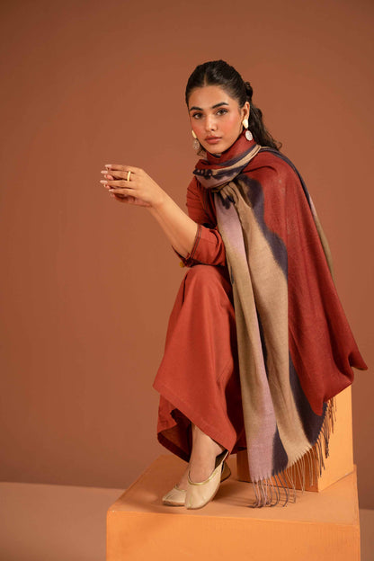 Nishat Linen - 3 Piece - Embroidered Suit - PW23-108