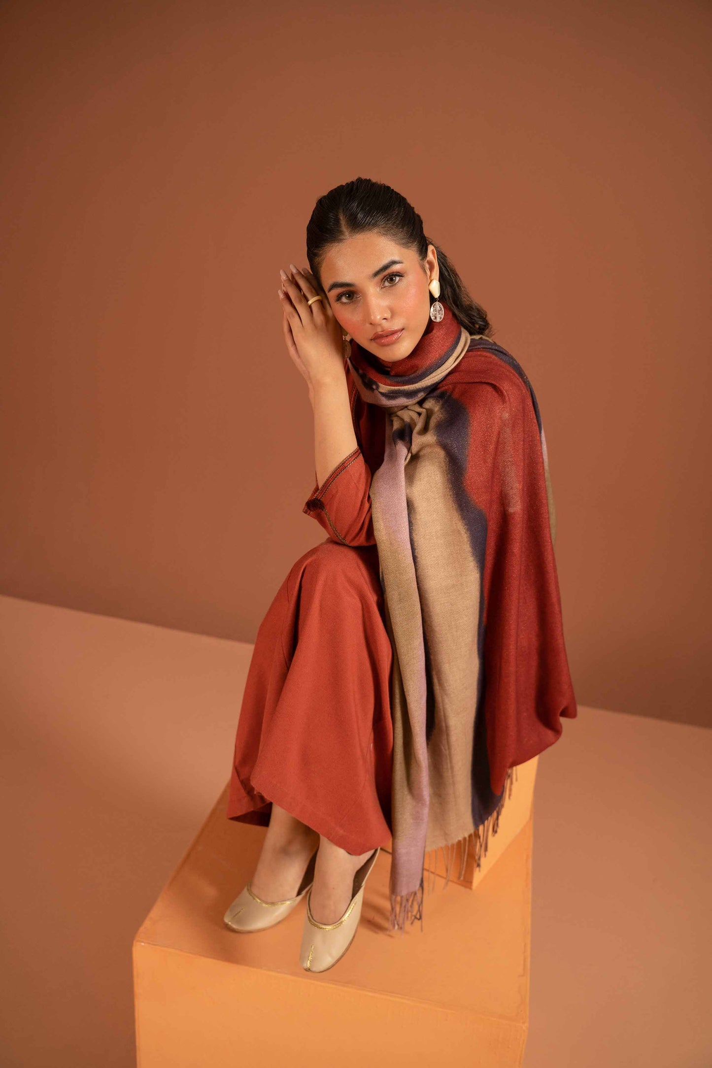 Nishat Linen - 3 Piece - Embroidered Suit - PW23-108