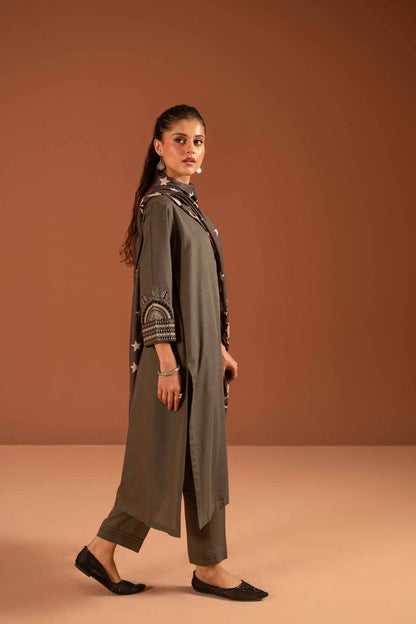 Nishat Linen - 3 Piece - Embroidered Suit - PW23-109