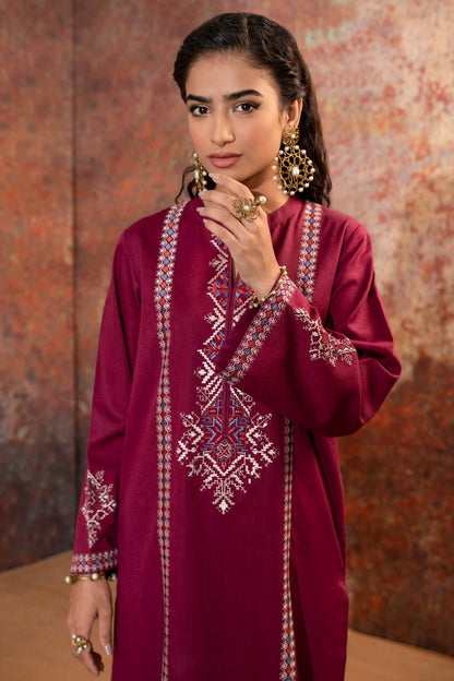 Nishat Linen - 2 Piece - Embroidered Suit - PW23-11
