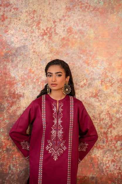 Nishat Linen - 2 Piece - Embroidered Suit - PW23-11