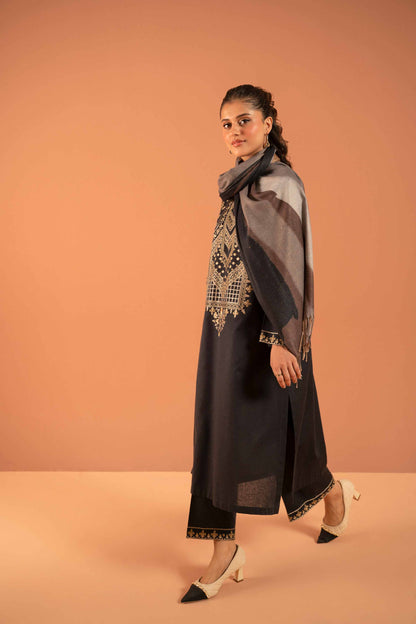 Nishat Linen - 3 Piece - Embroidered Suit - PW23-110