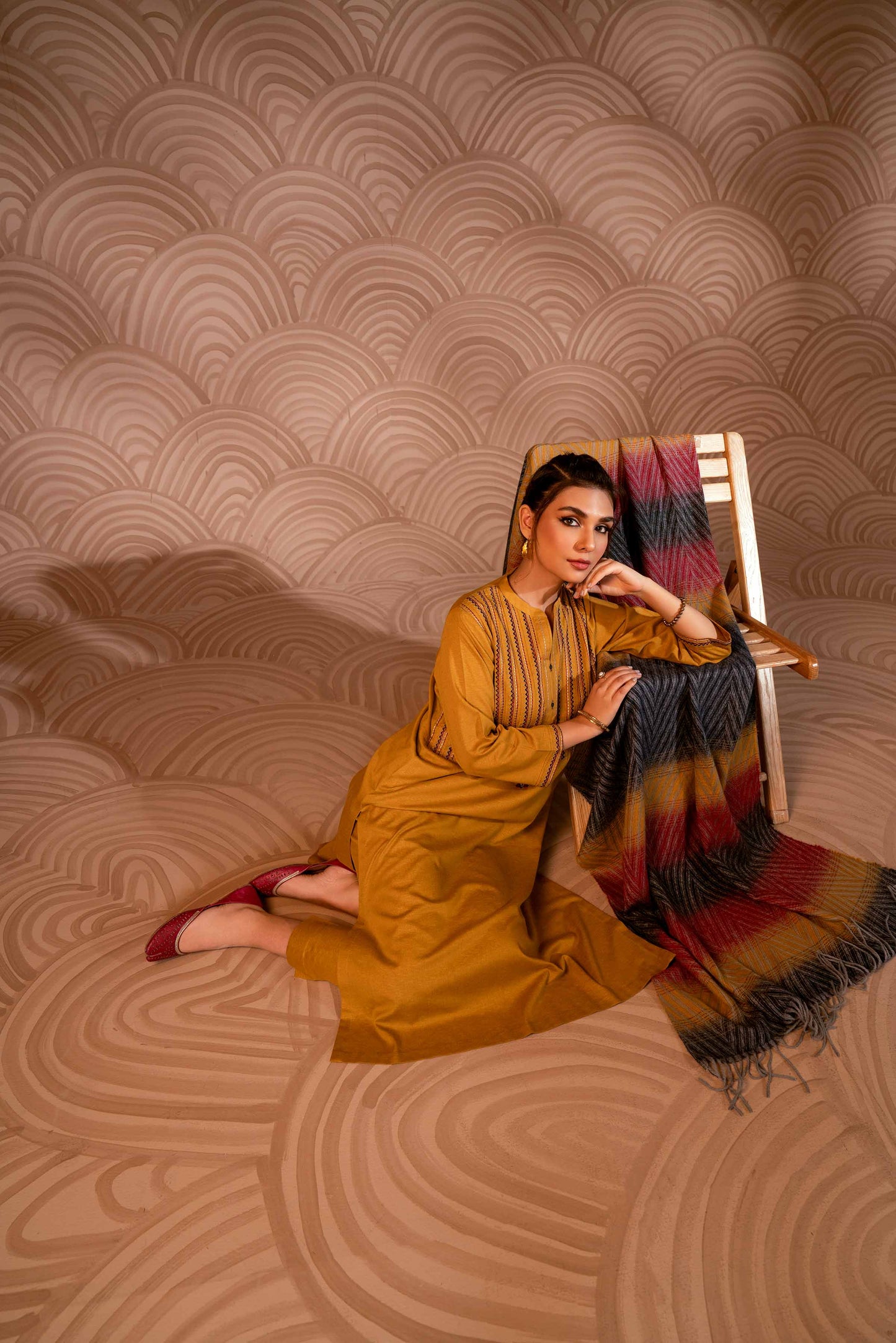 Nishat Linen - 3 Piece - Embroidered Suit - PW23-111