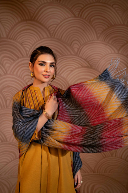 Nishat Linen - 3 Piece - Embroidered Suit - PW23-111