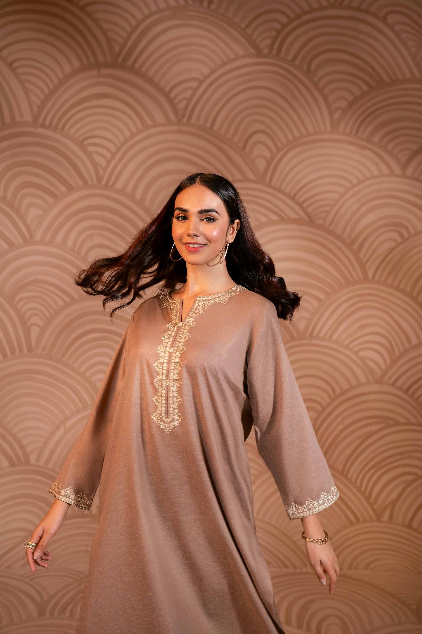 Nishat Linen - 2 Piece - Embroidered Suit - PW23-112
