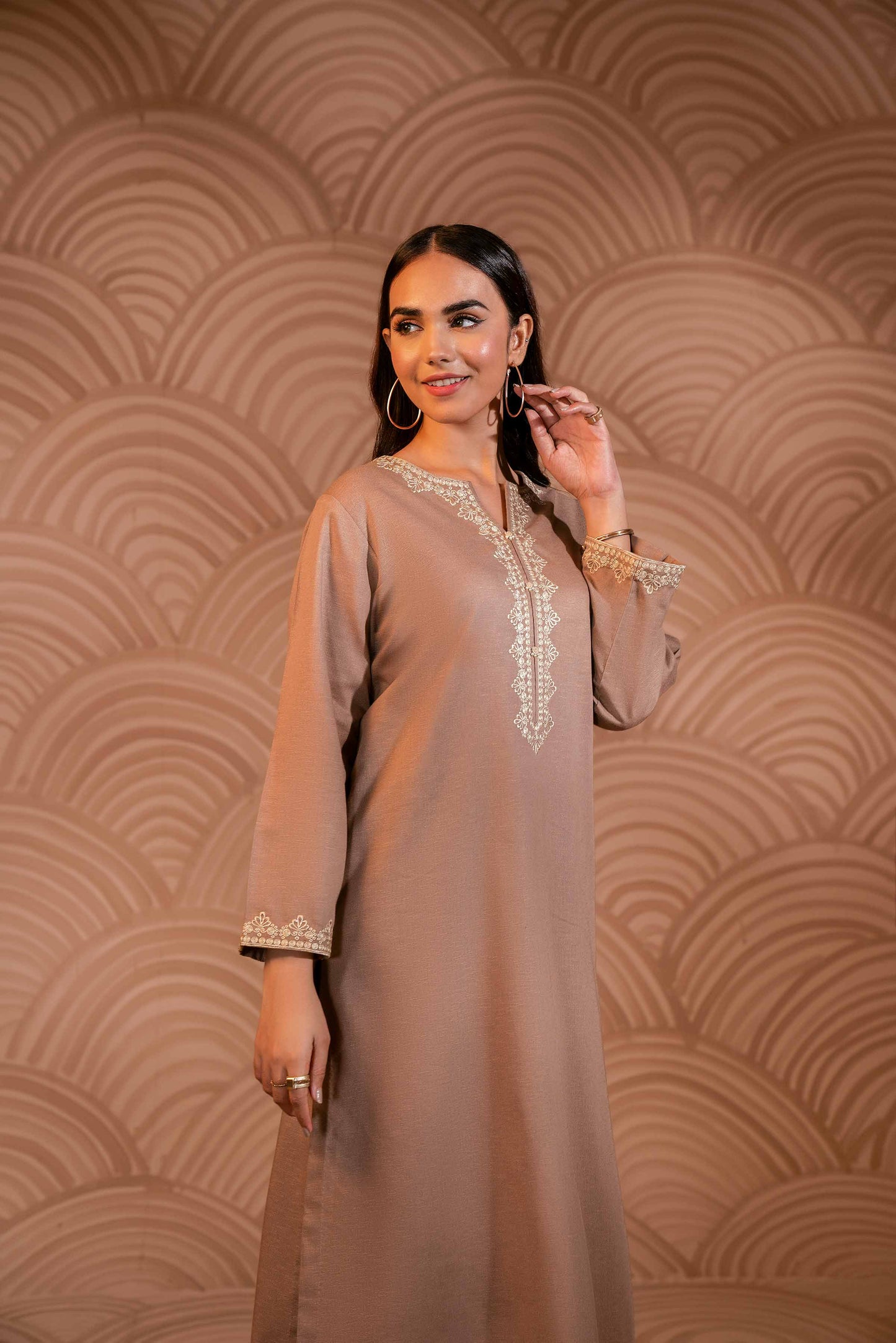 Nishat Linen - 2 Piece - Embroidered Suit - PW23-112