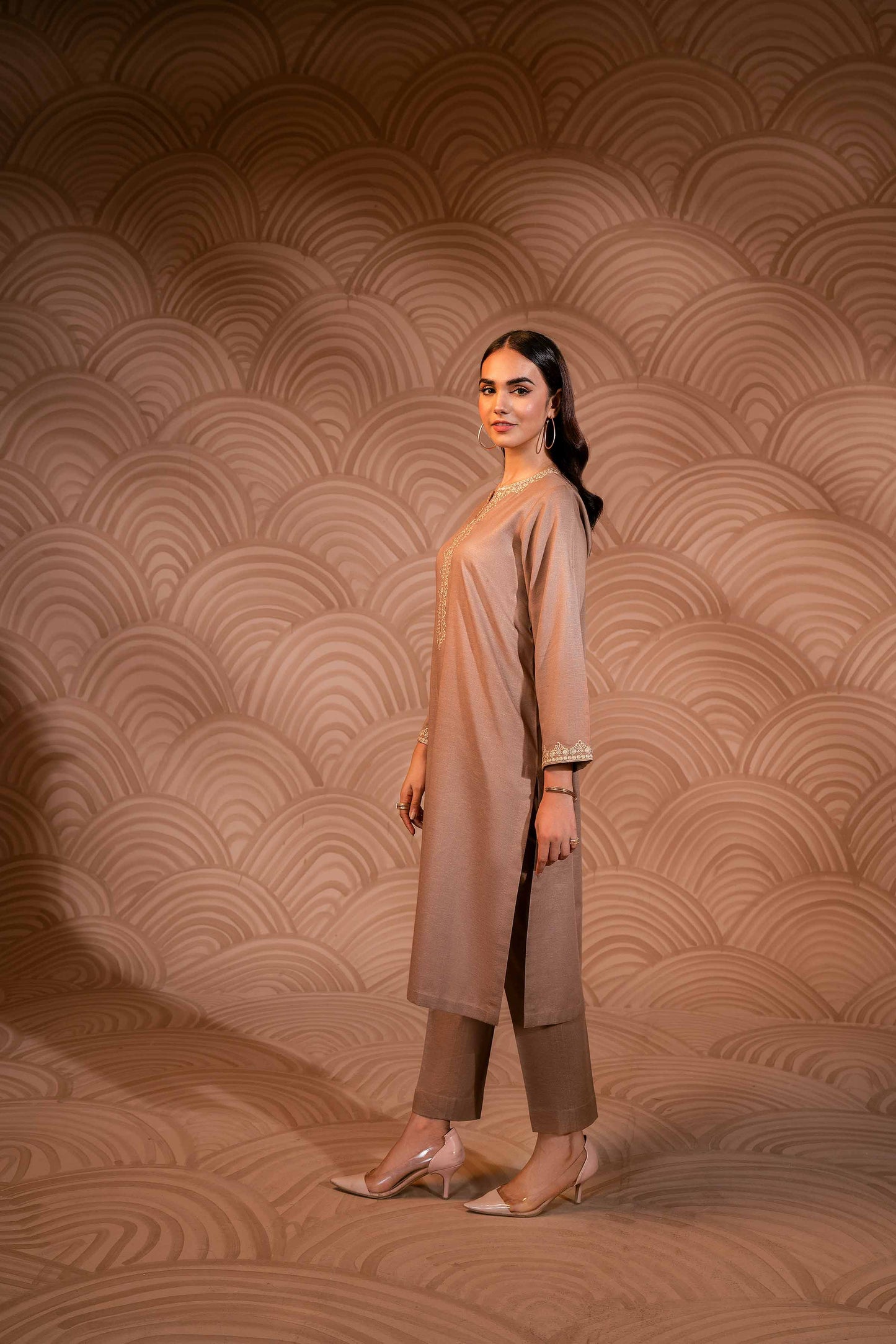Nishat Linen - 2 Piece - Embroidered Suit - PW23-112