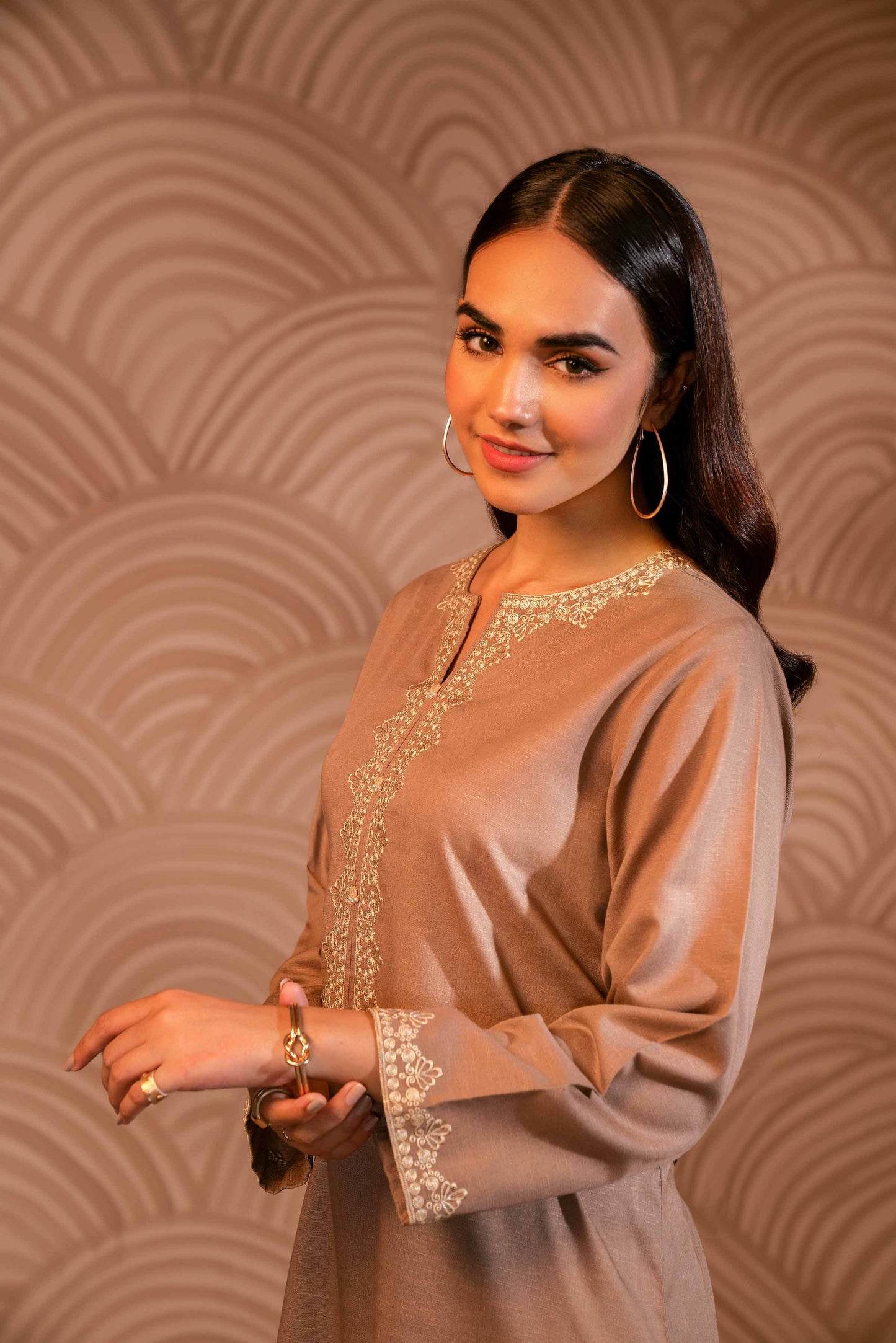 Nishat Linen - 2 Piece - Embroidered Suit - PW23-112