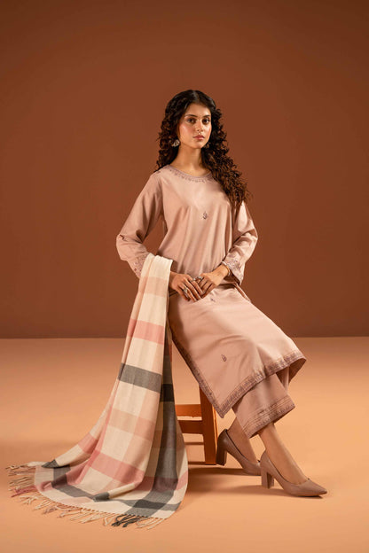 Nishat Linen - 3 Piece - Embroidered Suit - PW23-113
