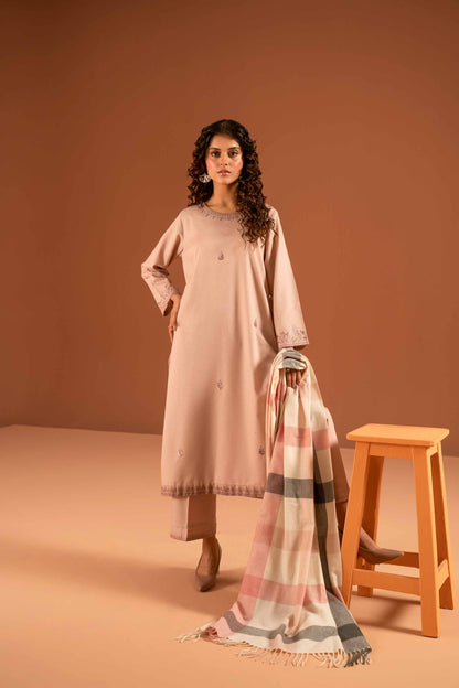 Nishat Linen - 3 Piece - Embroidered Suit - PW23-113