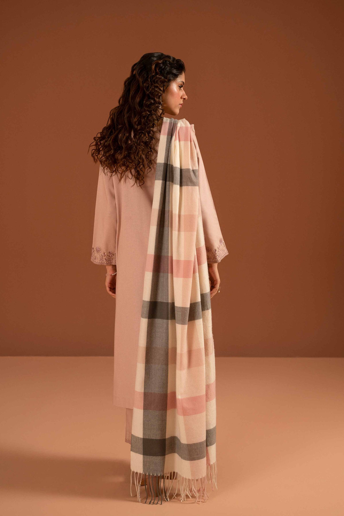 Nishat Linen - 3 Piece - Embroidered Suit - PW23-113