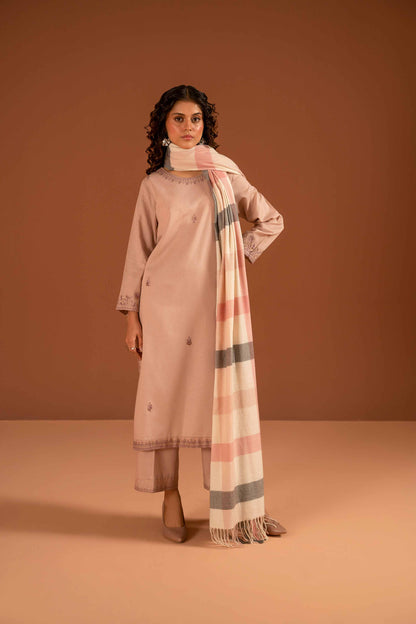 Nishat Linen - 3 Piece - Embroidered Suit - PW23-113