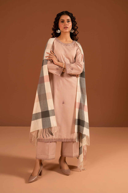 Nishat Linen - 3 Piece - Embroidered Suit - PW23-113