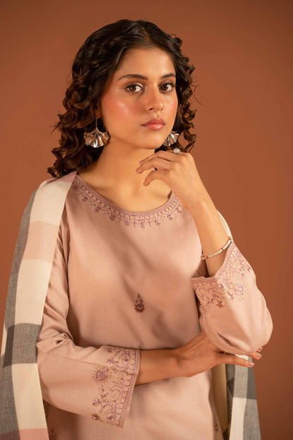Nishat Linen - 3 Piece - Embroidered Suit - PW23-113