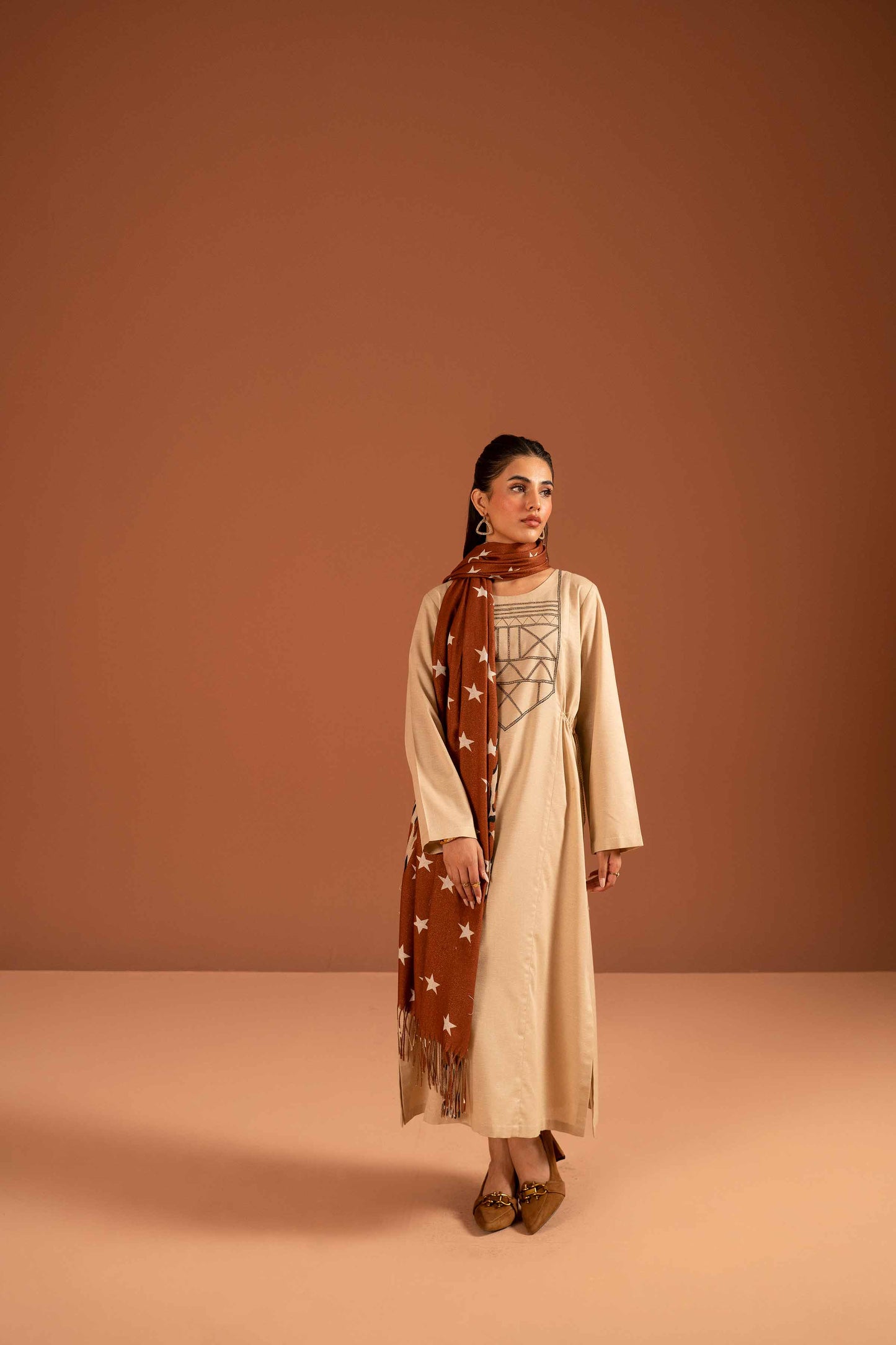 Nishat Linen - 3 Piece - Embroidered Suit - PW23-114