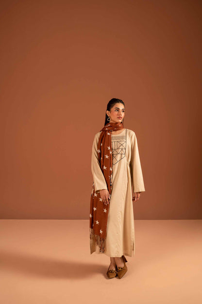 Nishat Linen - 3 Piece - Embroidered Suit - PW23-114