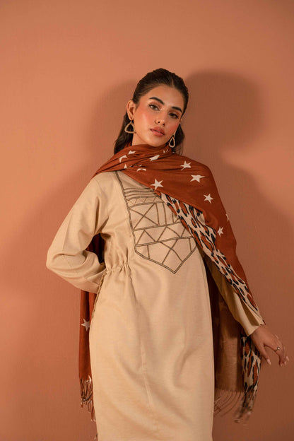 Nishat Linen - 3 Piece - Embroidered Suit - PW23-114