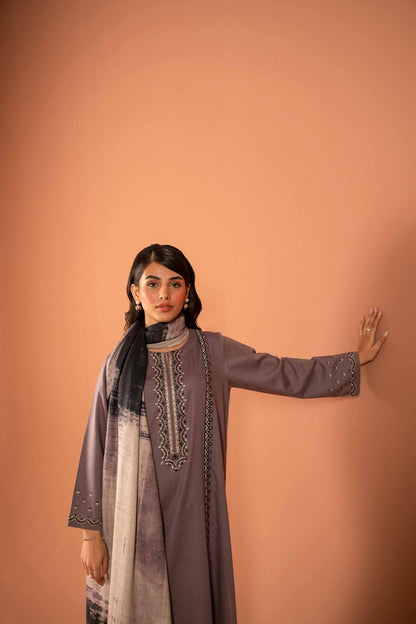 Nishat Linen - 3 Piece - Embroidered Suit - PW23-115
