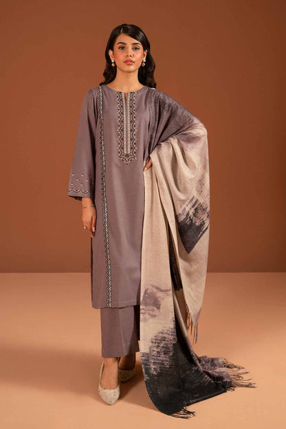 Nishat Linen - 3 Piece - Embroidered Suit - PW23-115