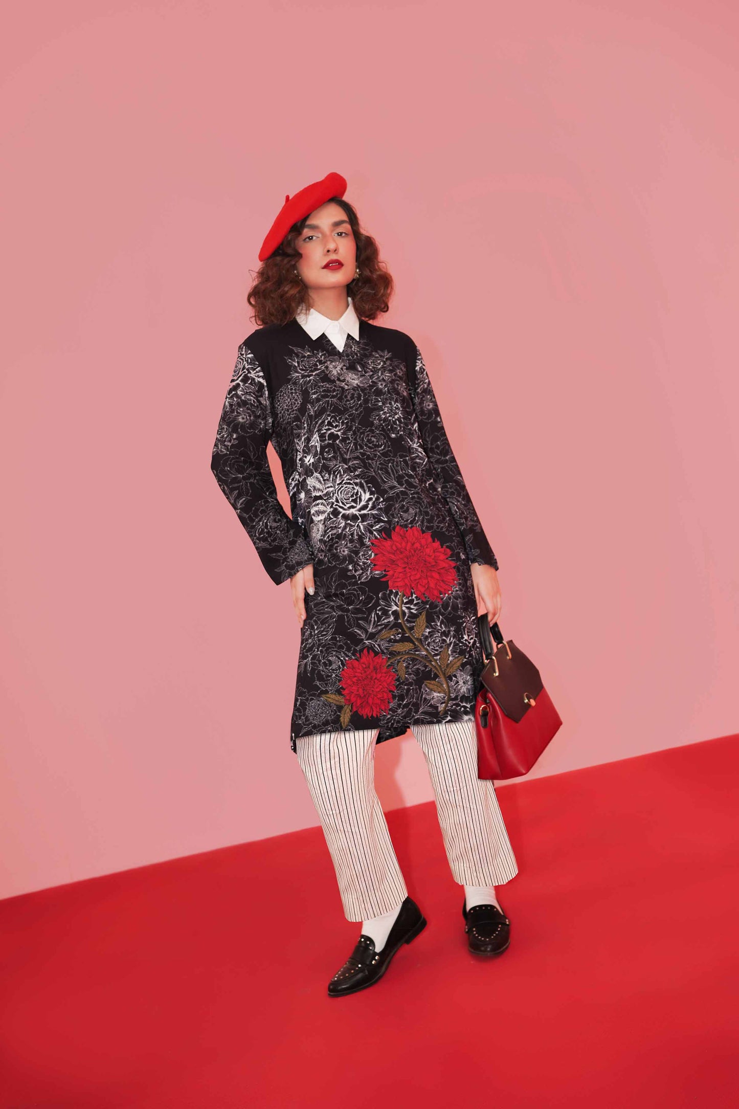Nishat Linen - Printed Shirt - PW23-121