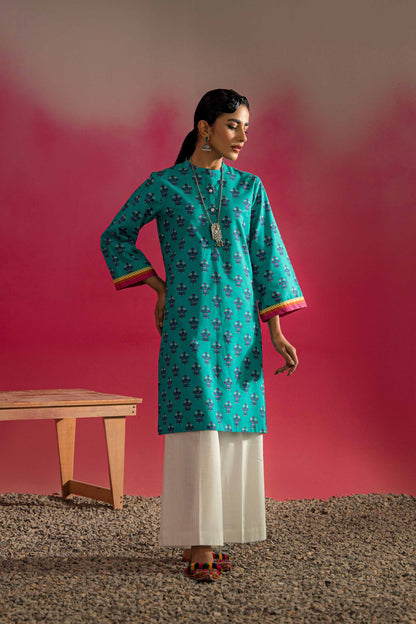 Nishat Linen - Printed Shirt - PW23-122