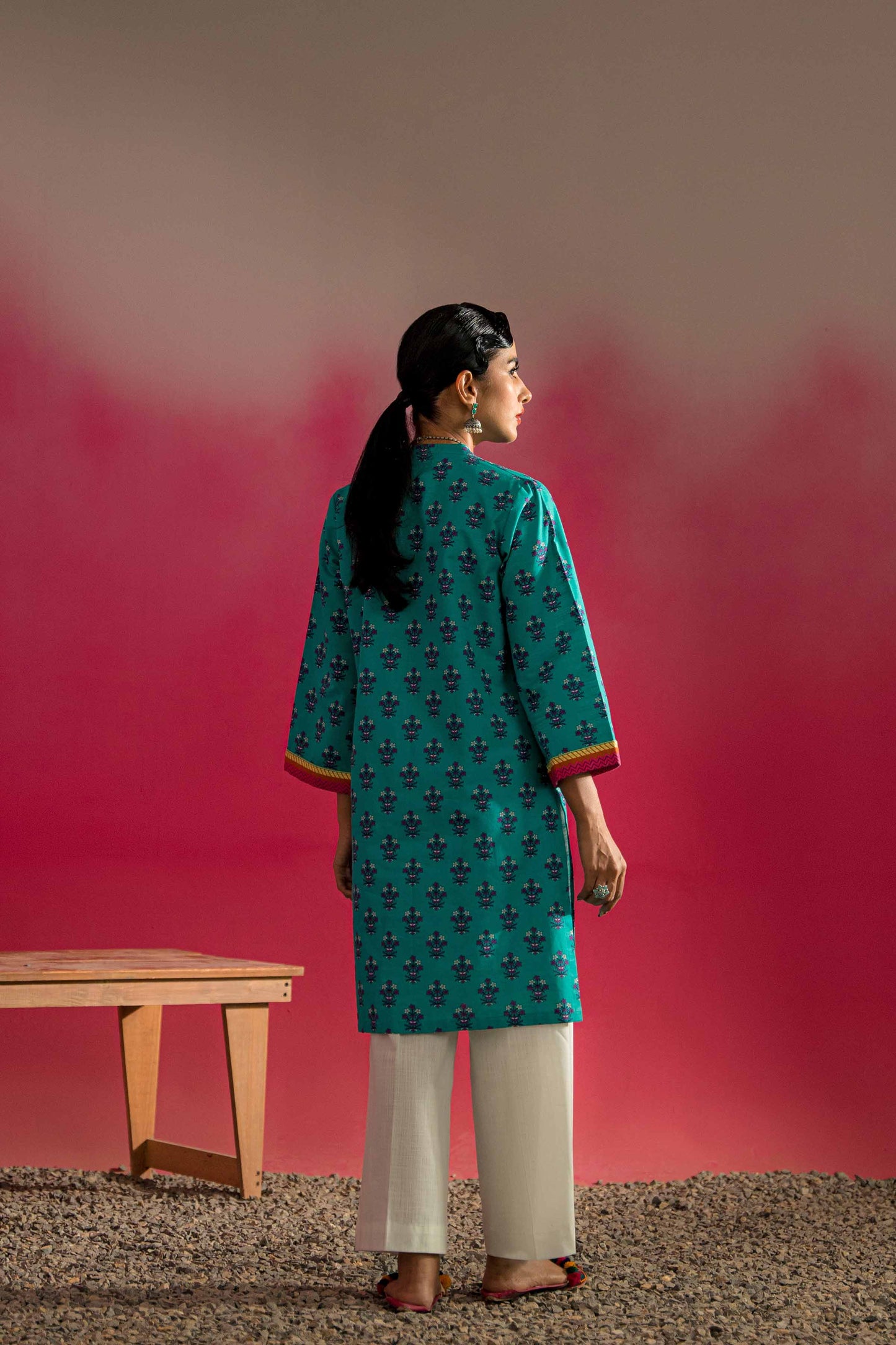 Nishat Linen - Printed Shirt - PW23-122