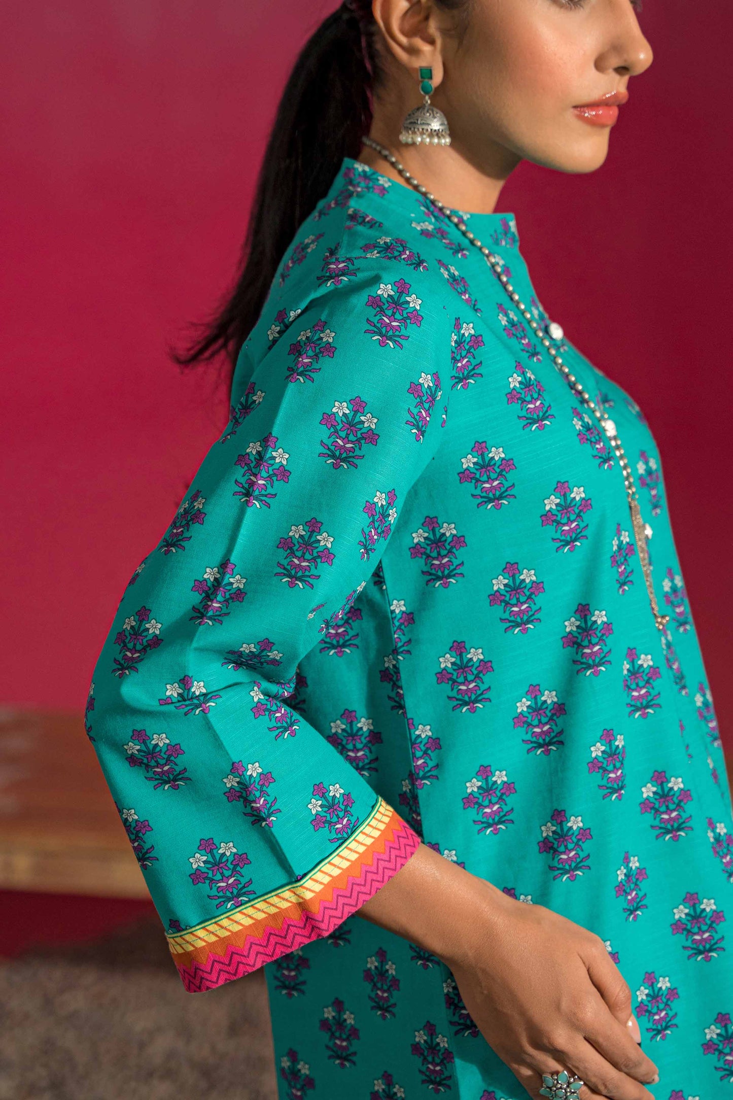 Nishat Linen - Printed Shirt - PW23-122
