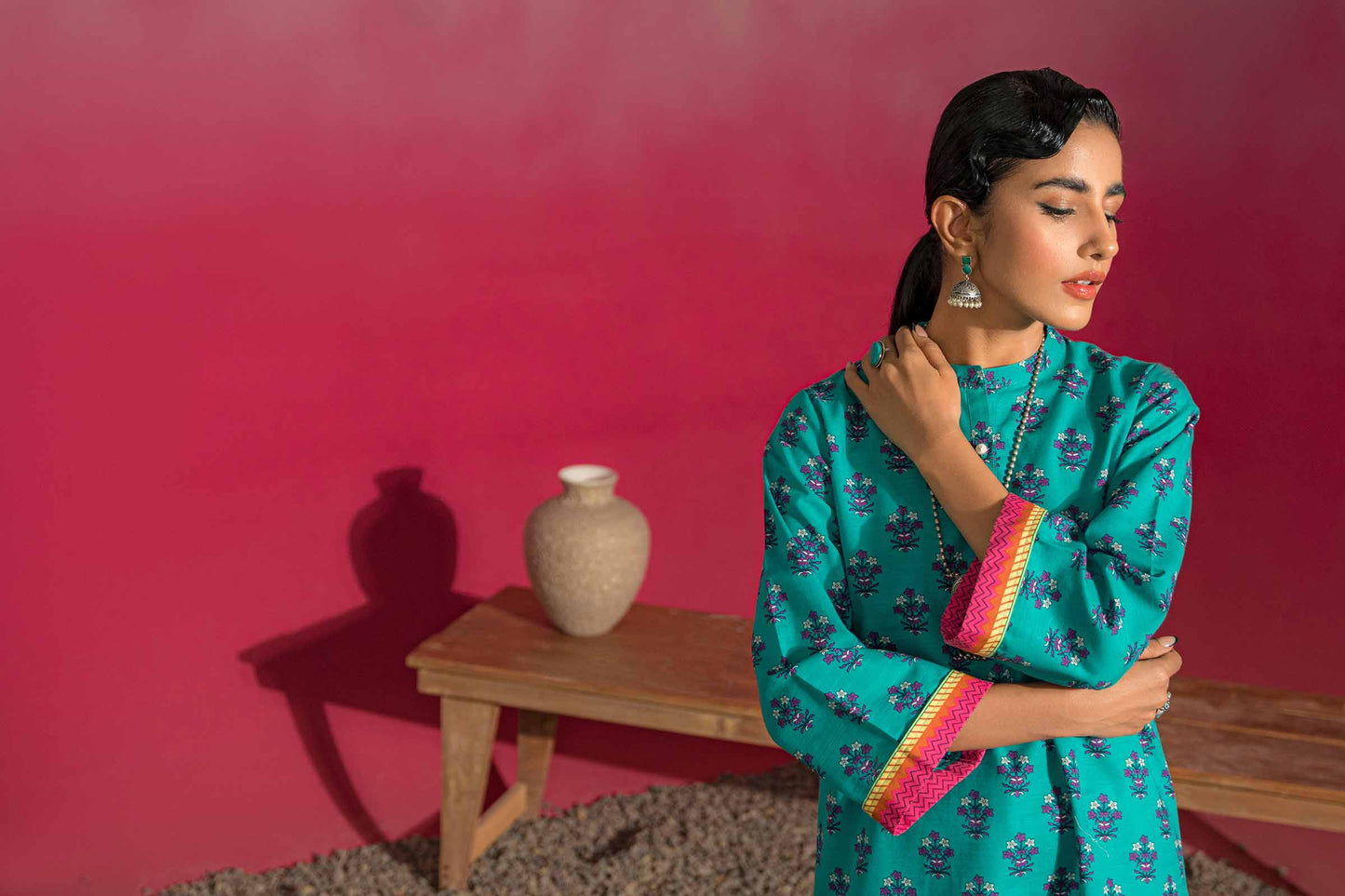 Nishat Linen - Printed Shirt - PW23-122