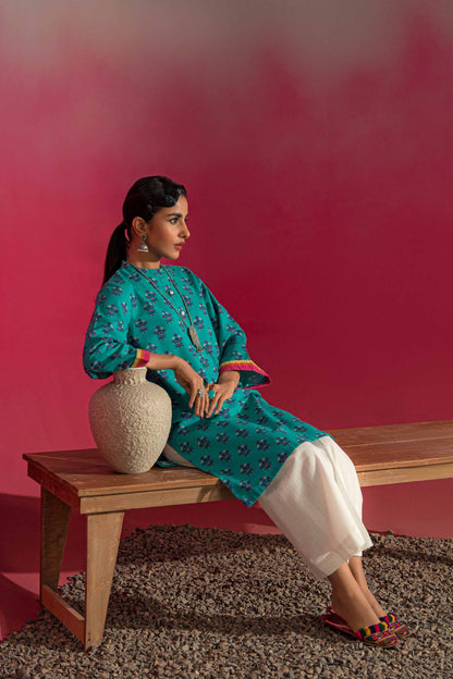 Nishat Linen - Printed Shirt - PW23-122